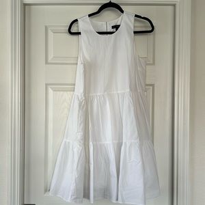 Banana Republic white cotton dress.
